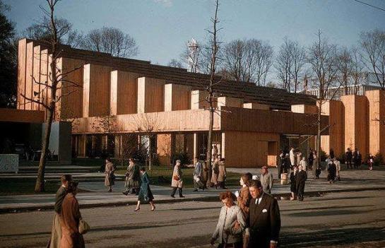 Pawilon fiński na Expo w Brukseli 1958, proj. Reima Pietila 1956-1958 via flickr elektrospark